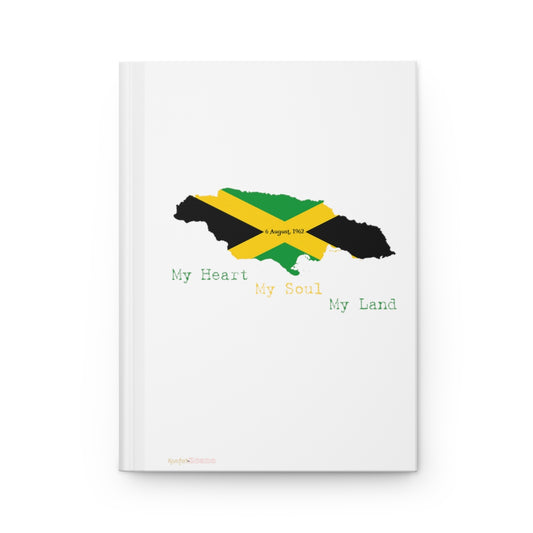 Jamaican Independence Hardcover Journal (White)