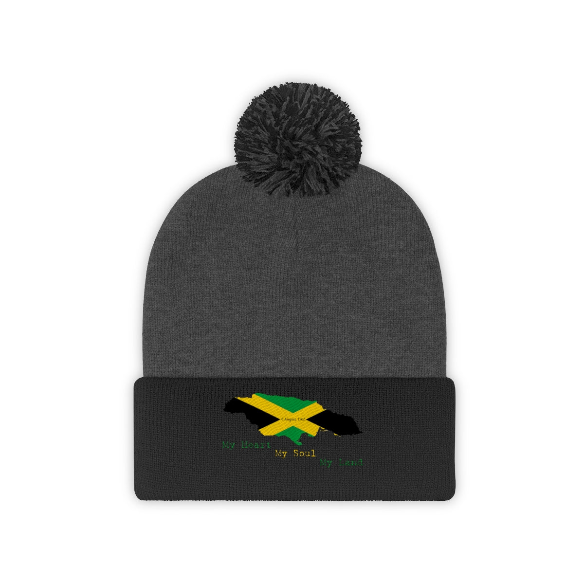 Jamaican Independence Pom Pom Beanie