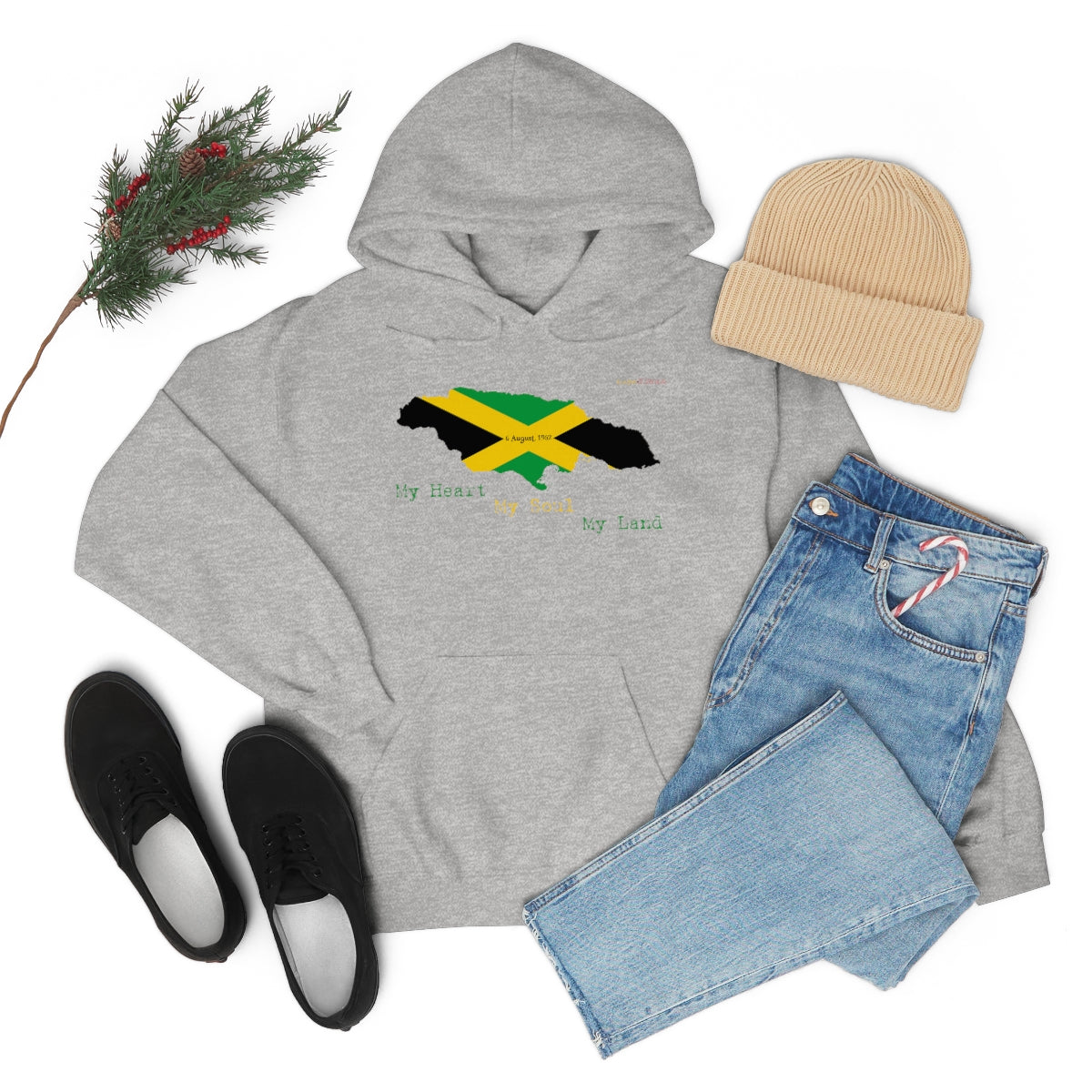 Jamaican Independence Hooded Sweatshirt