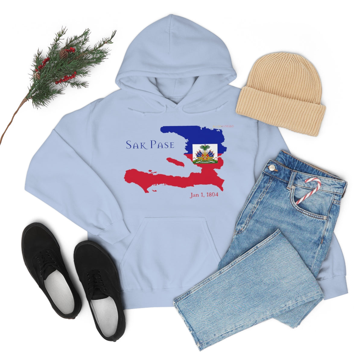 Haitian Independence Hooded Sweatshirt