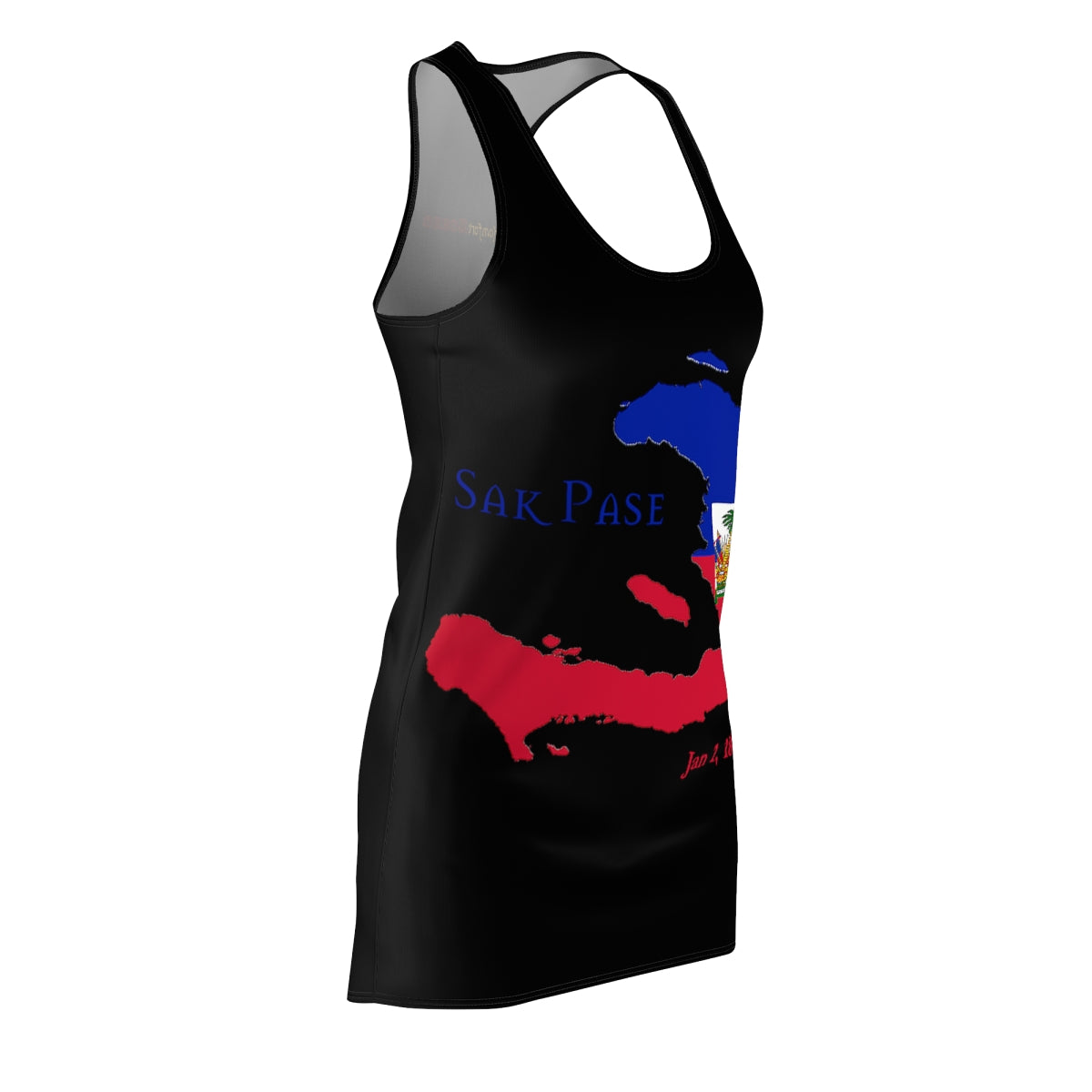 Haitian Independence Women's Racerback Dress