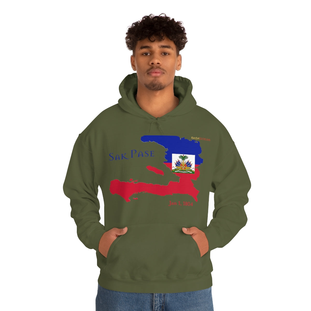 Haitian Independence Hooded Sweatshirt