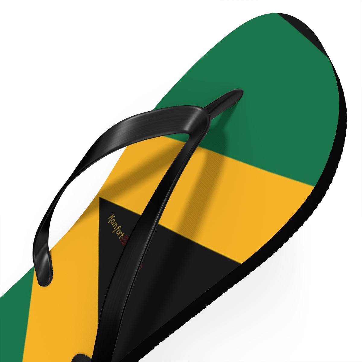 Jamaican Flag Women's Flip Flops Footwear