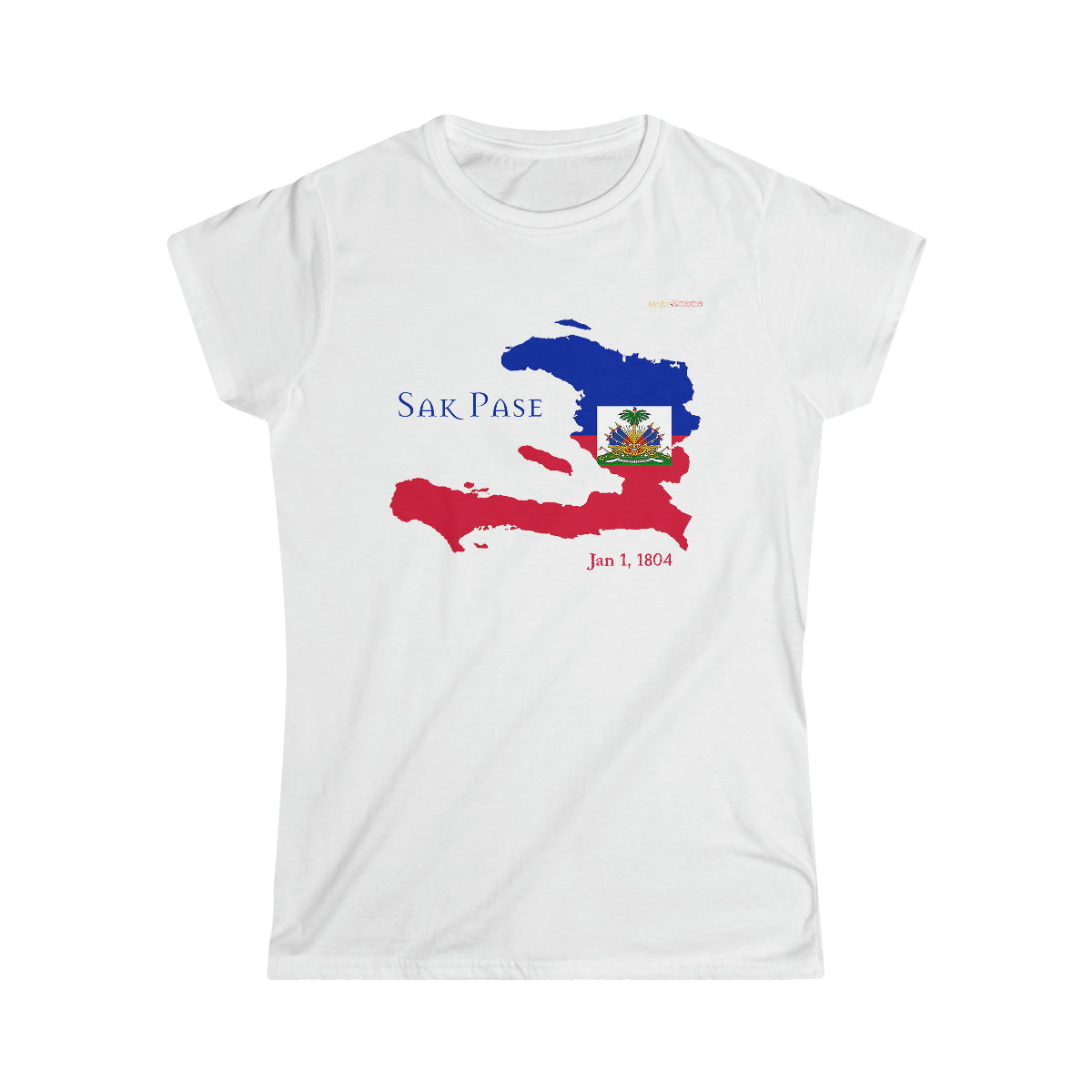 Haitian Independence Women's Softstyle T-Shirt