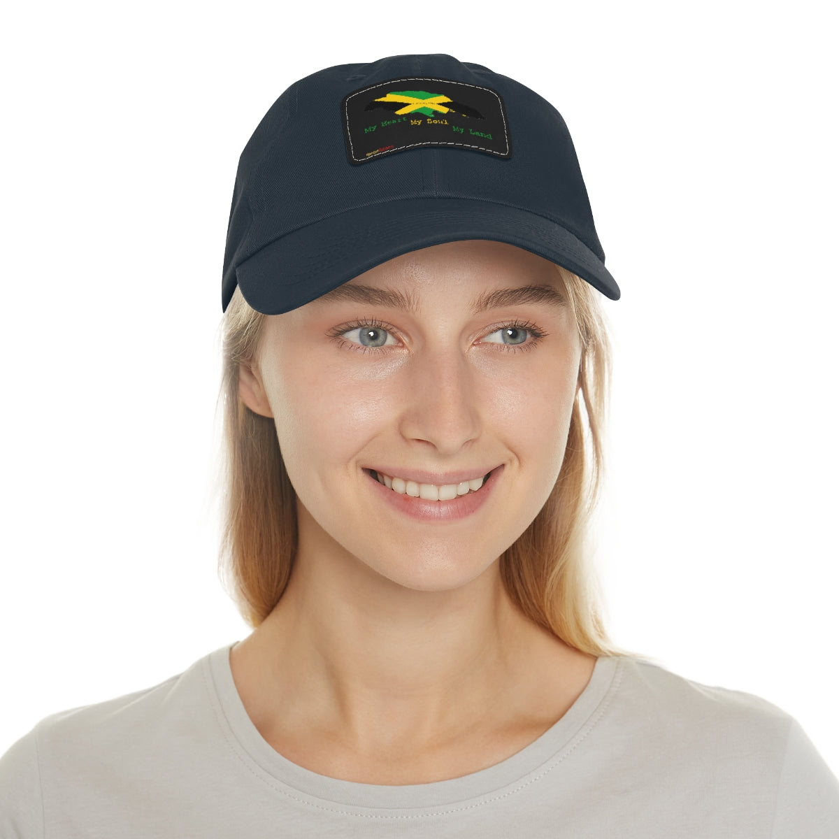 Jamaican Independence Hat with Leather Patch