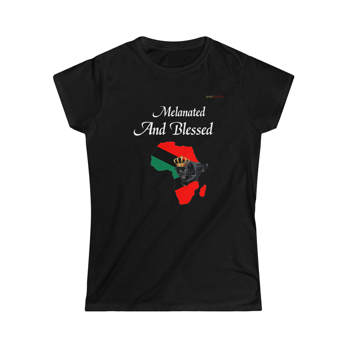 Melanated And Blessed Women's Softstyle T-Shirt