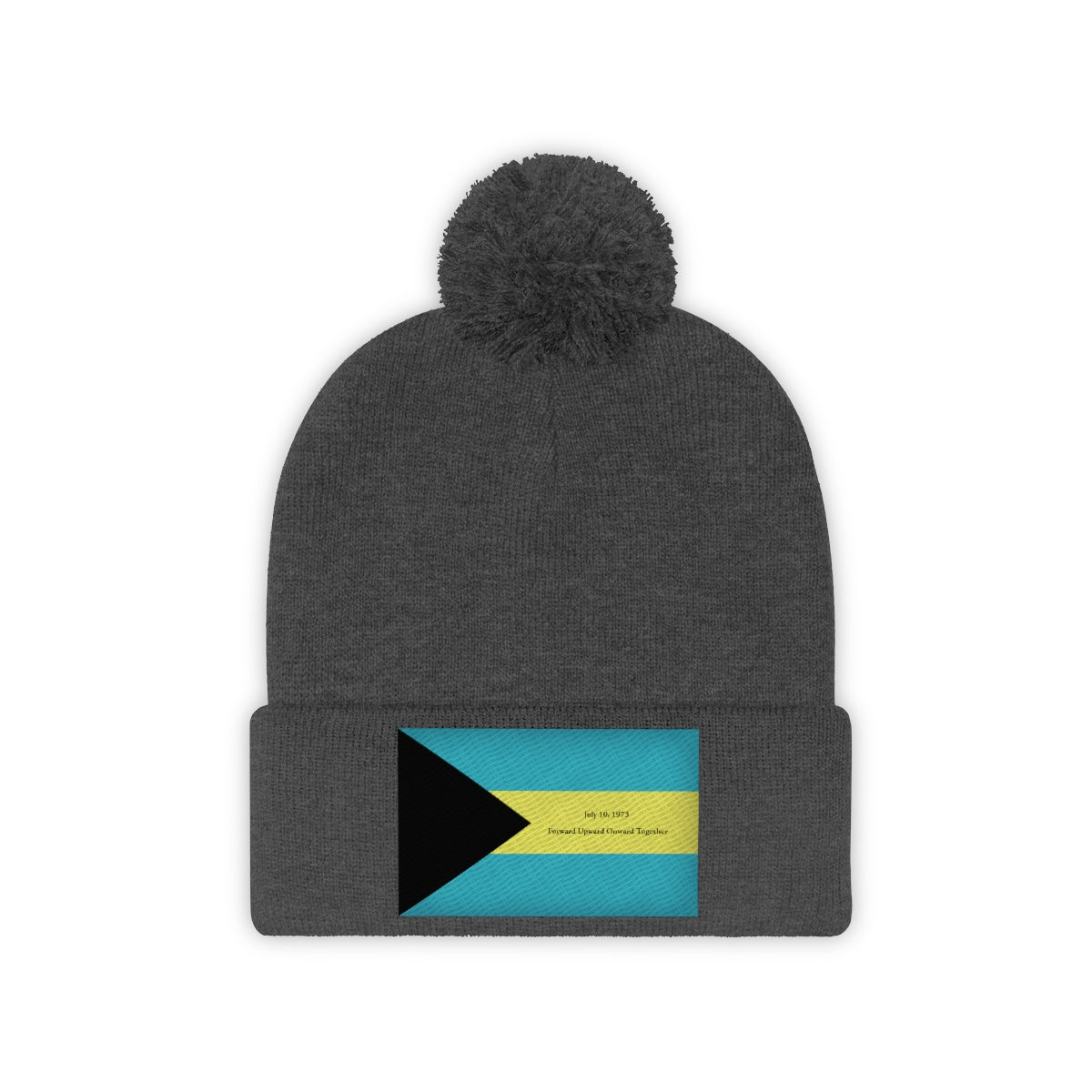 Bahamian Independence Pom Pom Beanie