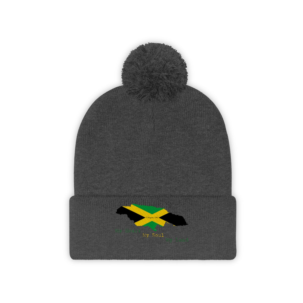 Jamaican Independence Pom Pom Beanie