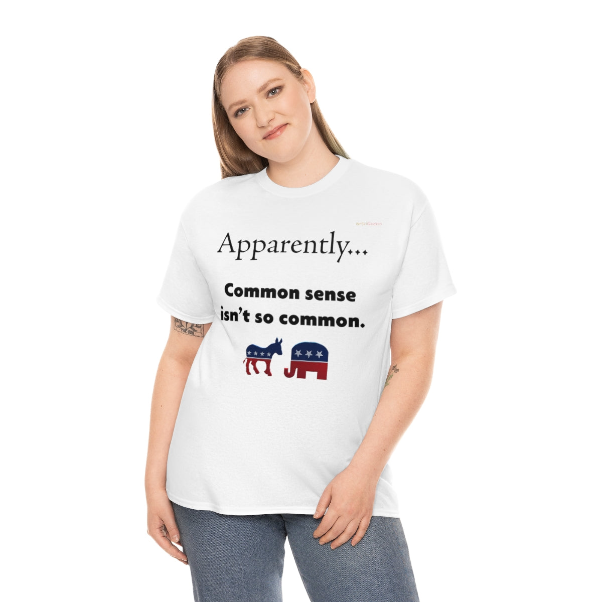 Common Sense T-Shirt (Black Letters)