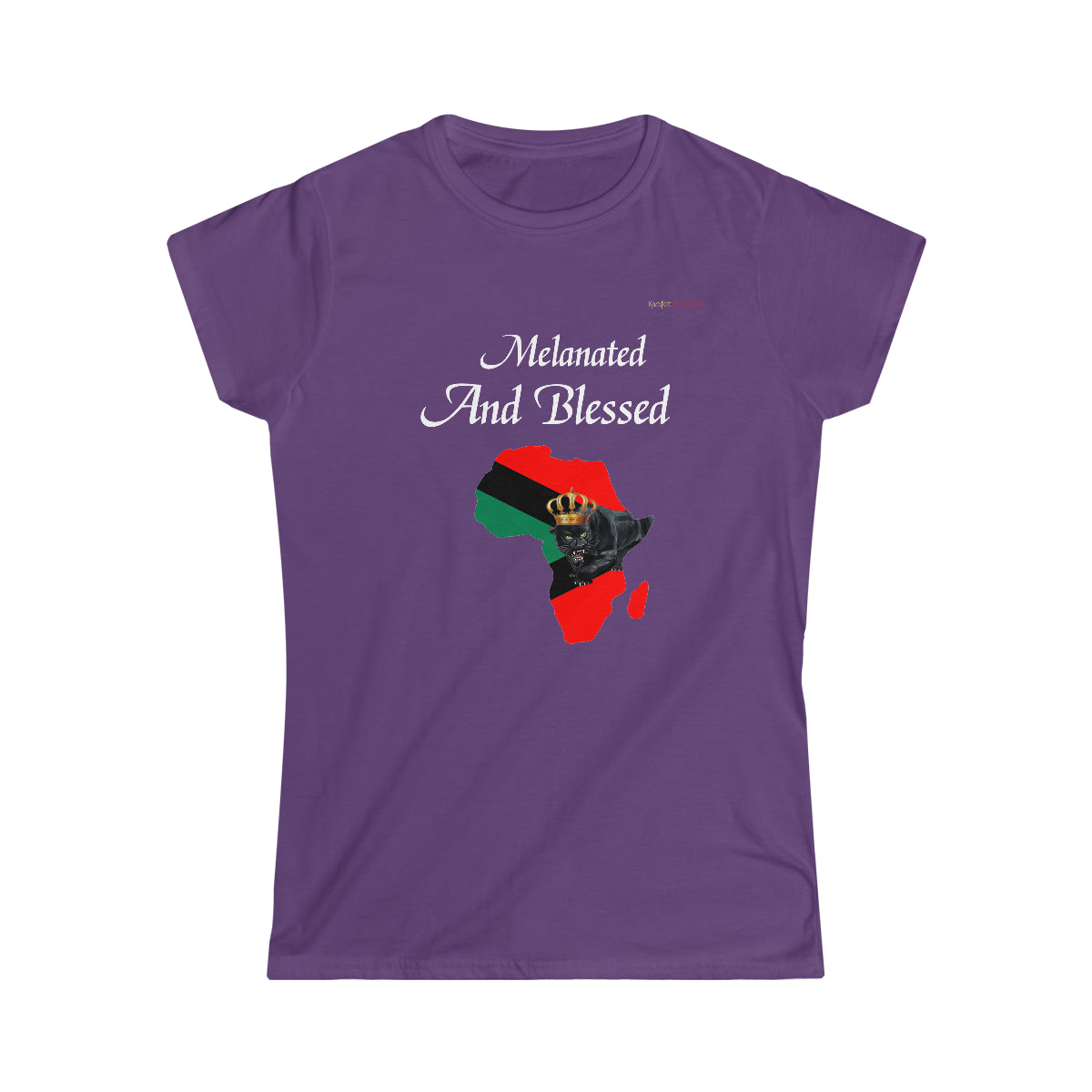 Melanated And Blessed Women's Softstyle T-Shirt