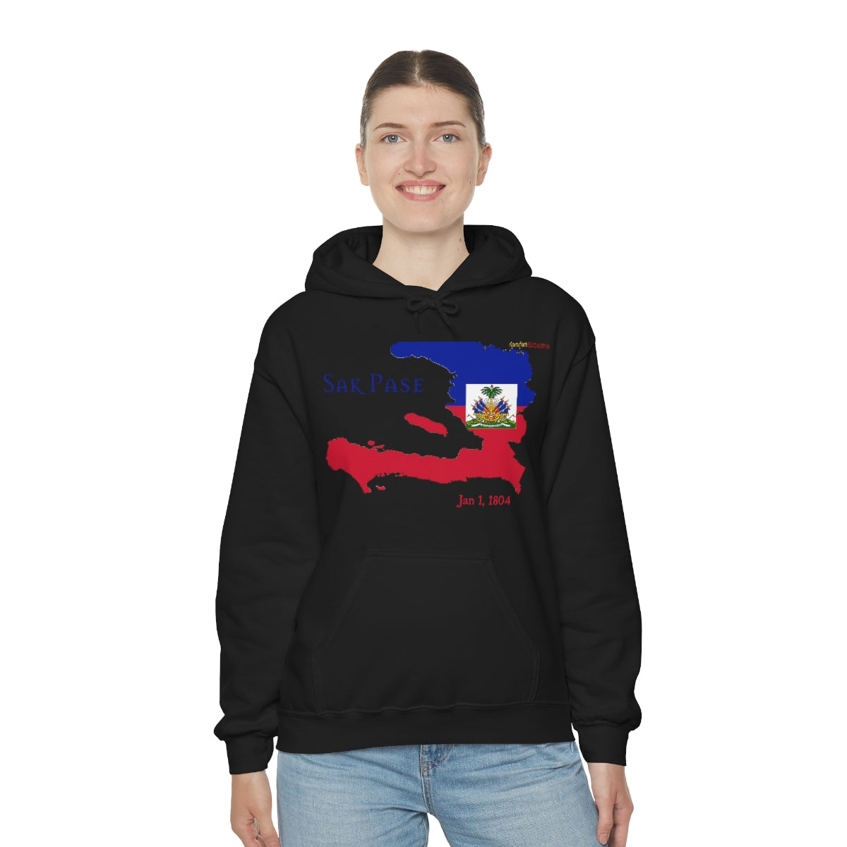 Haitian Independence Hooded Sweatshirt