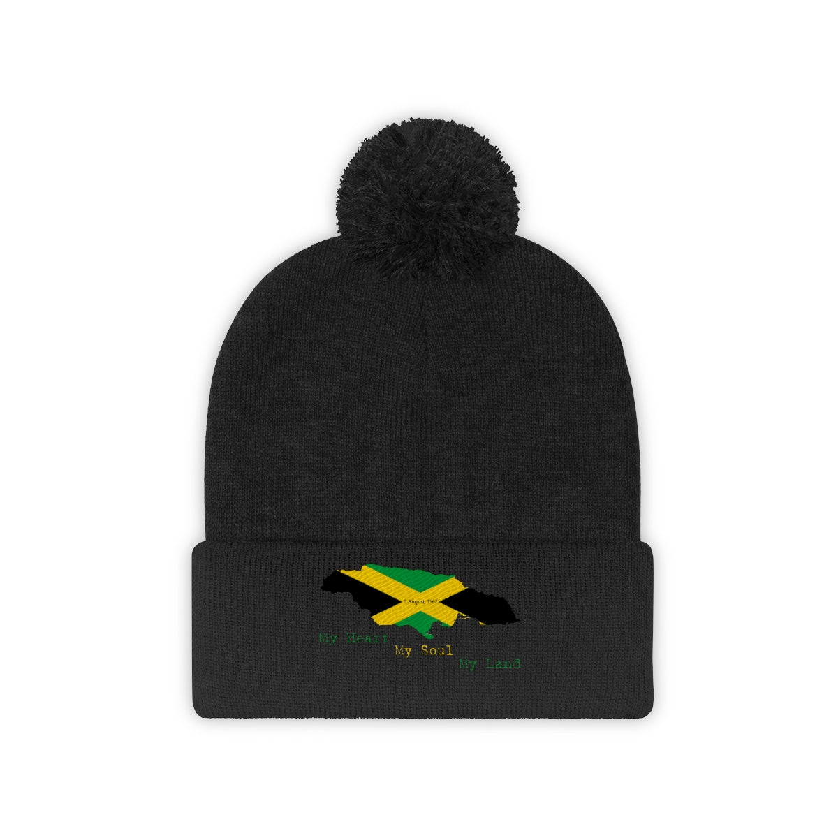 Jamaican Independence Pom Pom Beanie