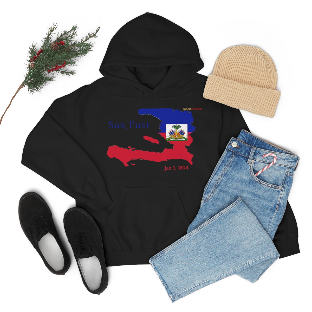 Haitian Independence Hooded Sweatshirt