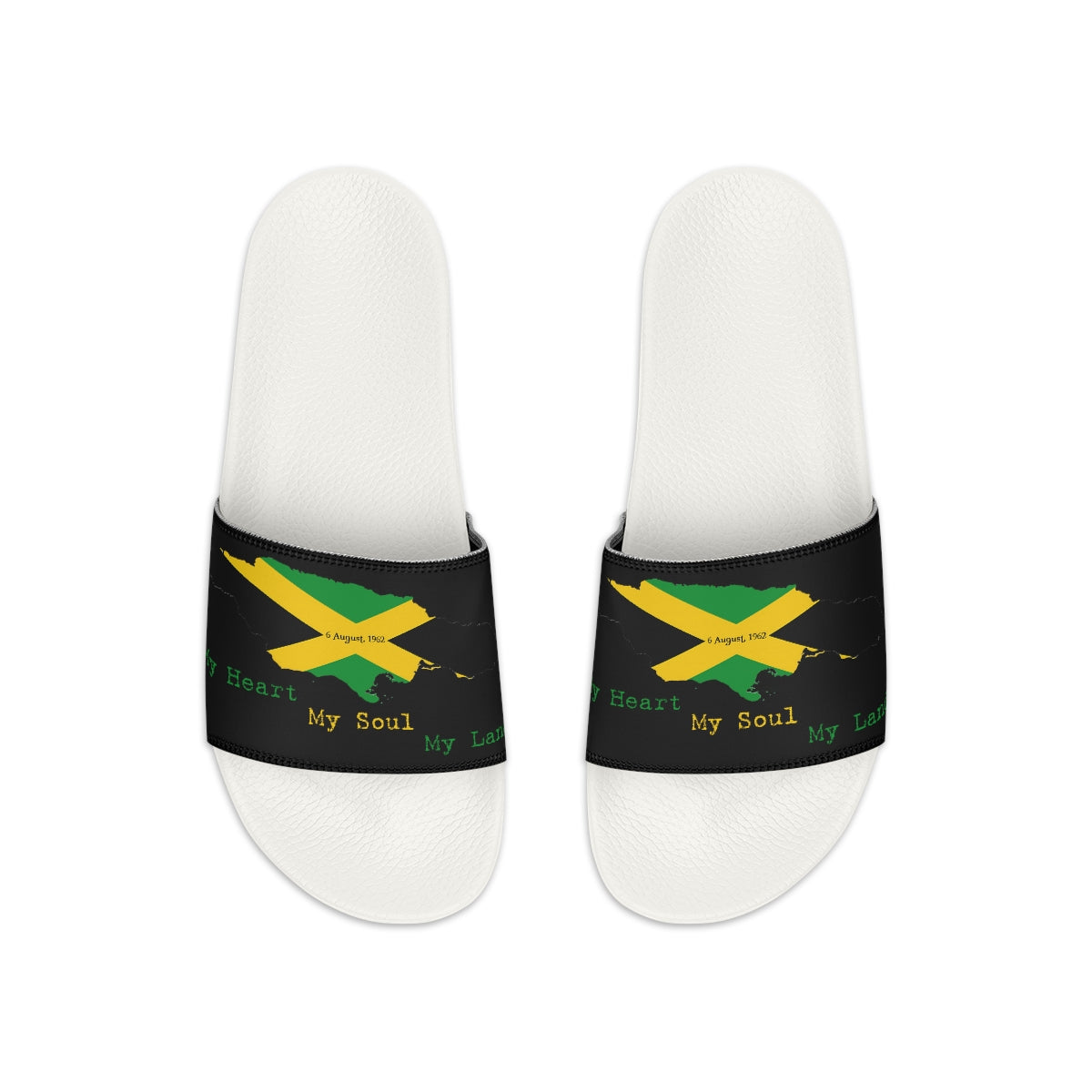 Jamaican Independence Women's Slide Sandals Footwear