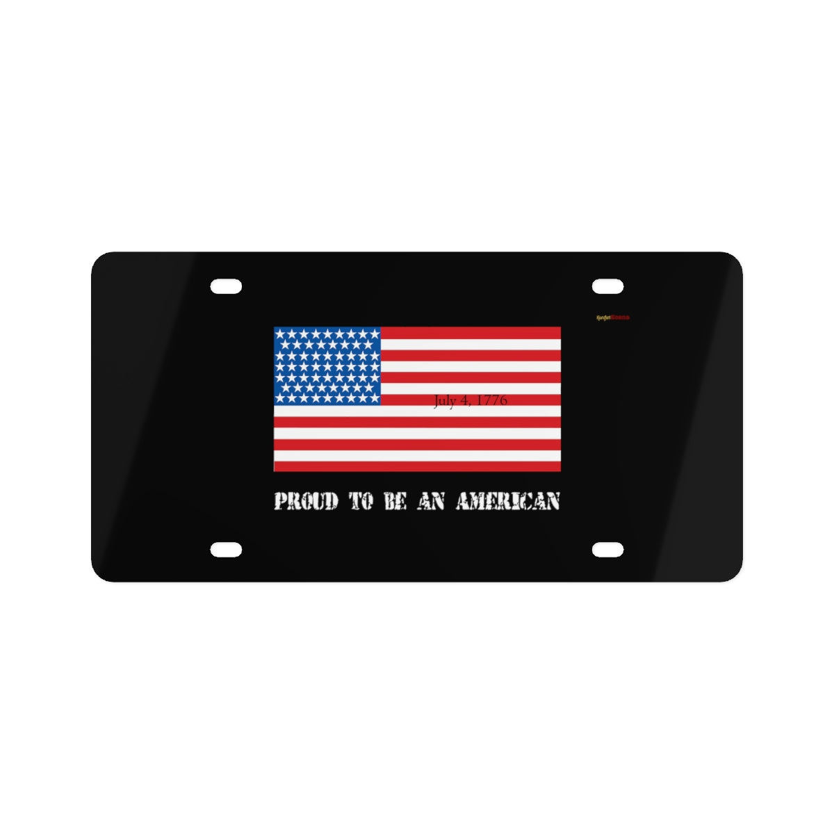 American Independence License Plate