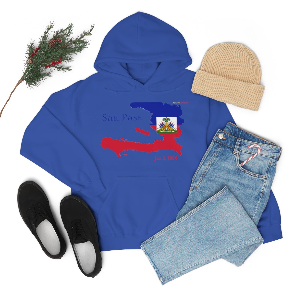 Haitian Independence Hooded Sweatshirt