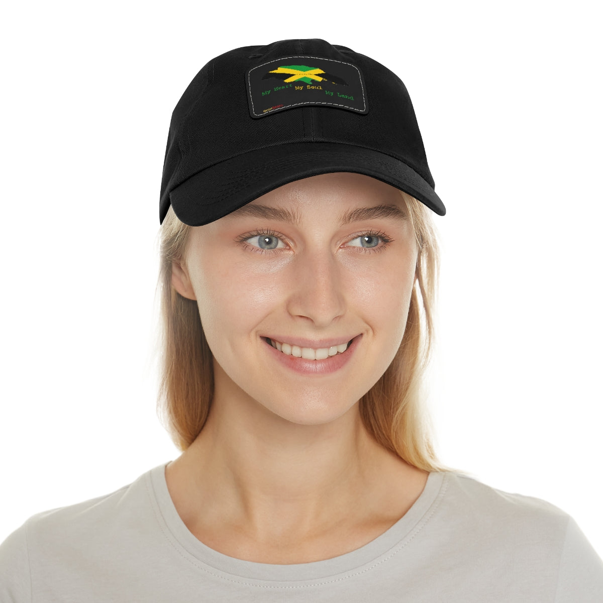 Jamaican Independence Hat with Leather Patch