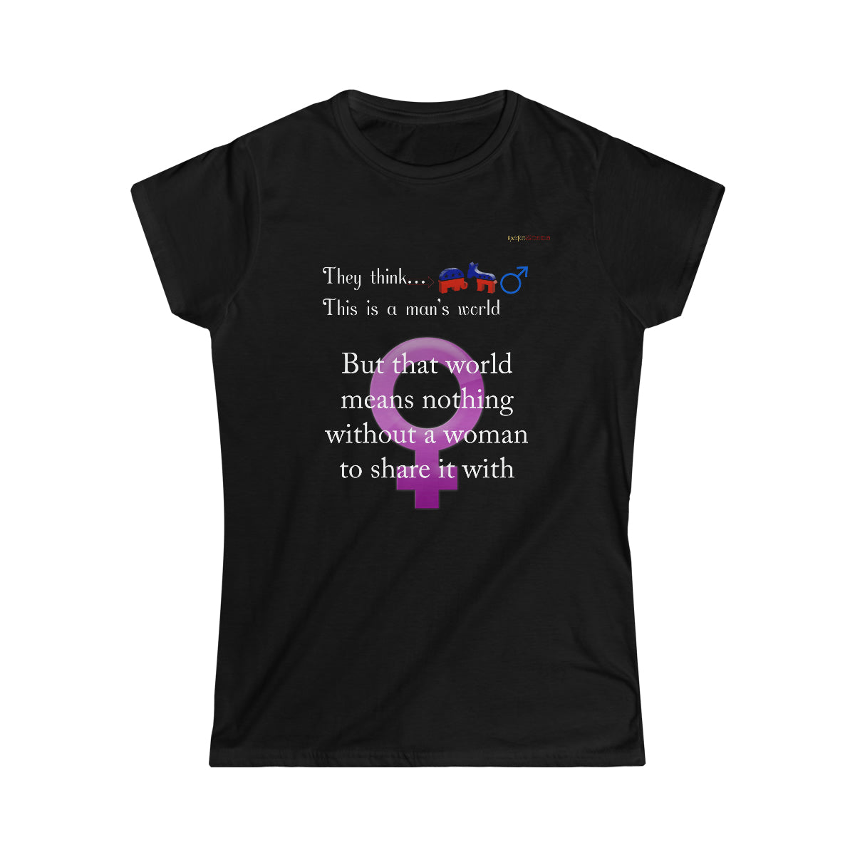 Man's World Women's Softstyle T-Shirt