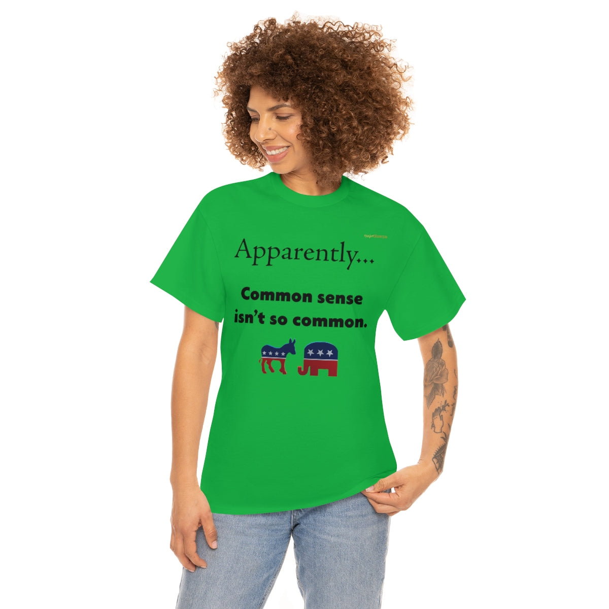 Common Sense T-Shirt (Black Letters)