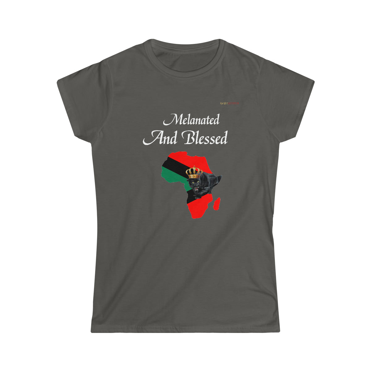 Melanated And Blessed Women's Softstyle T-Shirt