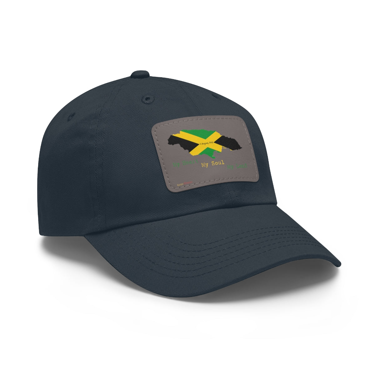 Jamaican Independence Hat with Leather Patch