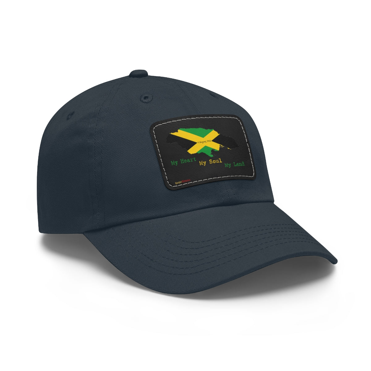 Jamaican Independence Hat with Leather Patch