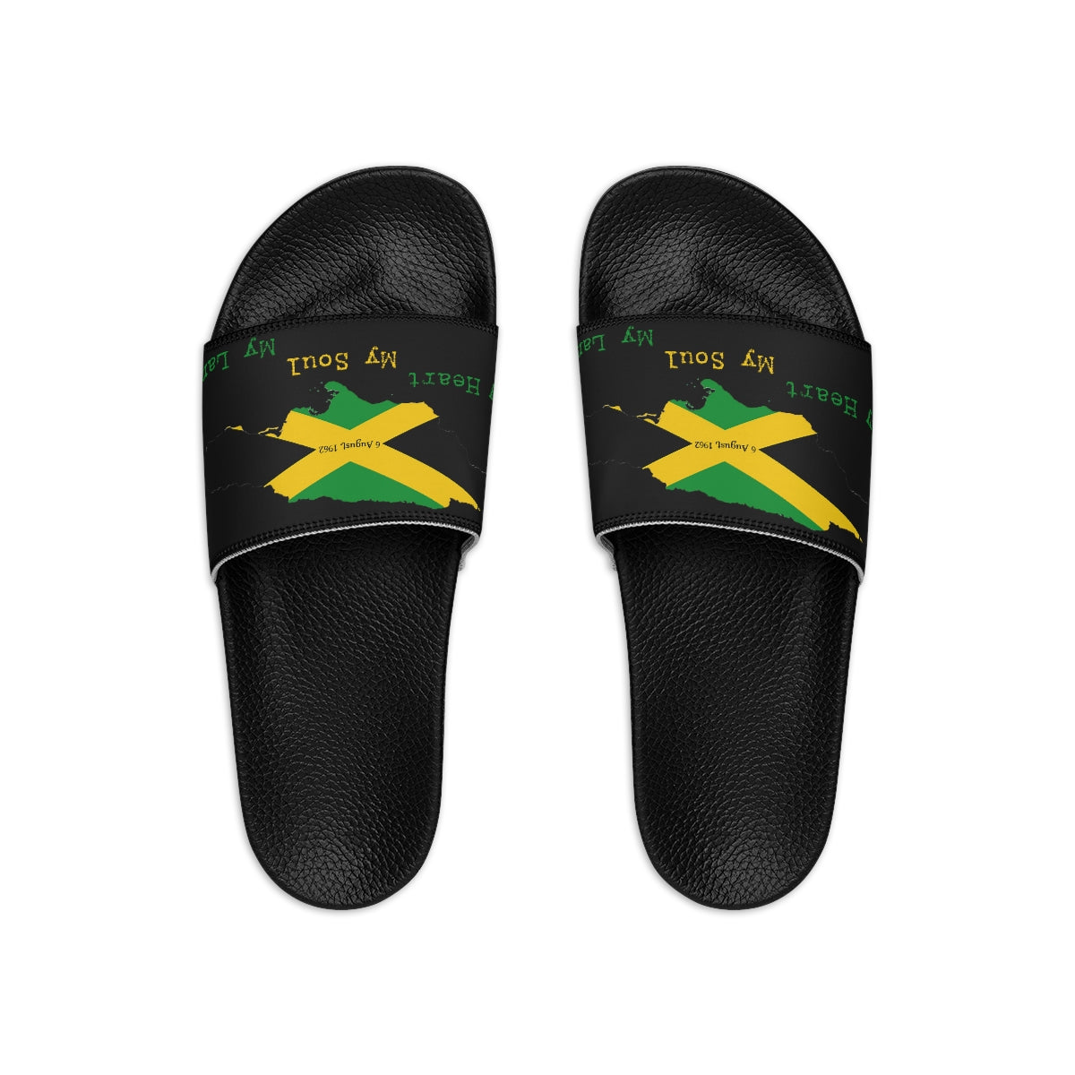 Jamaican Independence Slide Sandals Footwear