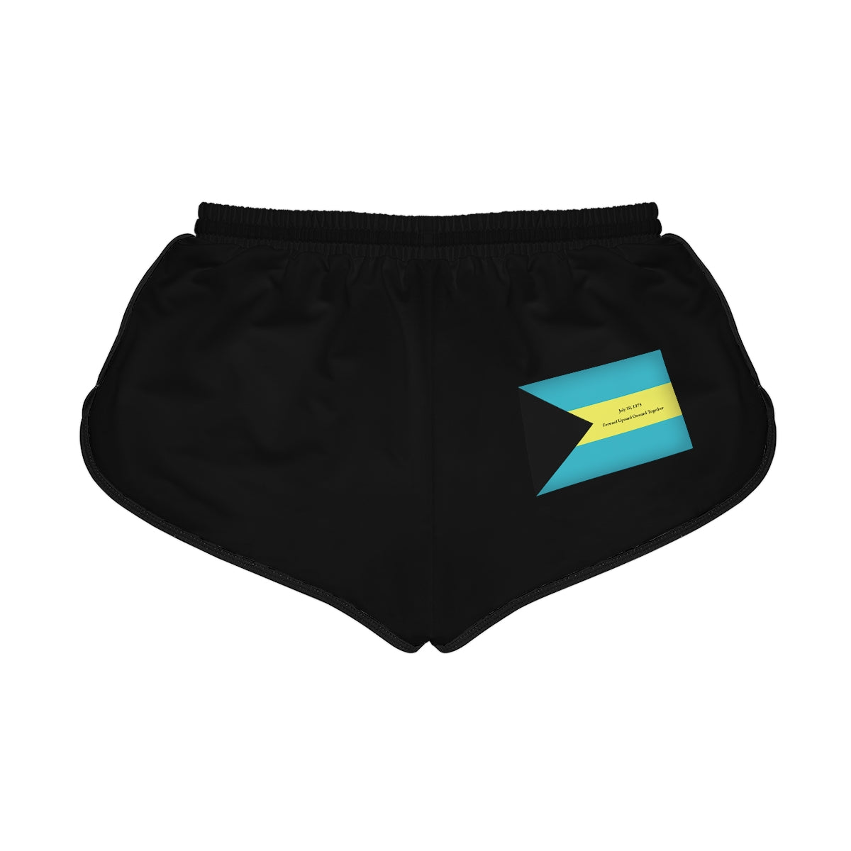 Bahamian Independence Women's Relaxed Shorts - Rear Logo