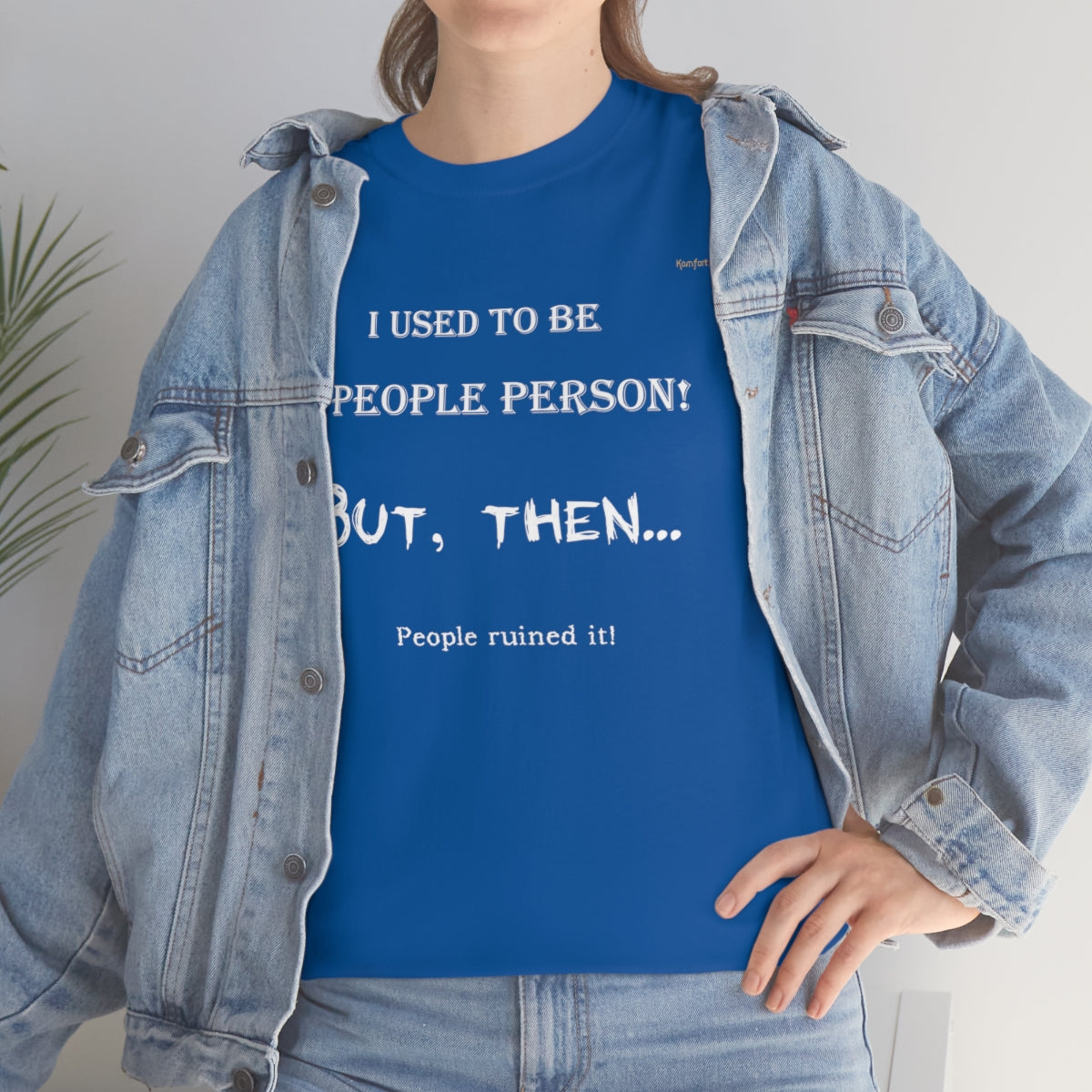 People Person T-Shirt (White Letters)