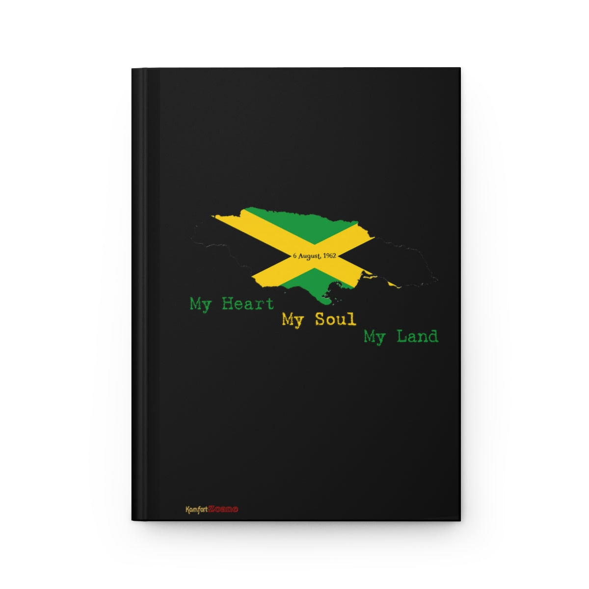 Jamaican Independence Hardcover Journal (Black)