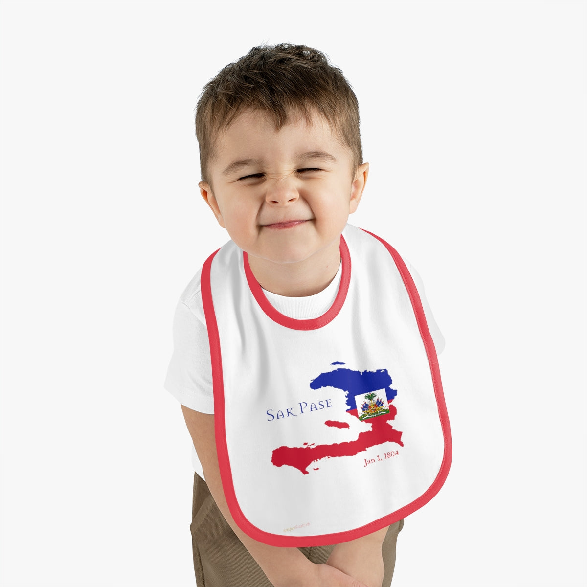 Haitian Independence Baby Bib