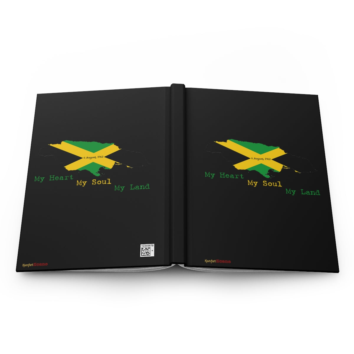 Jamaican Independence Hardcover Journal (Black)