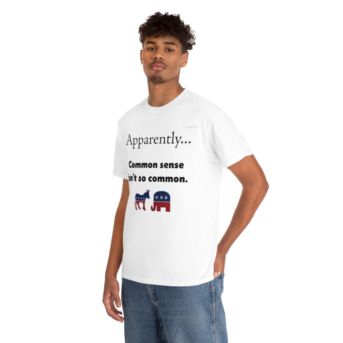 Common Sense T-Shirt (Black Letters)