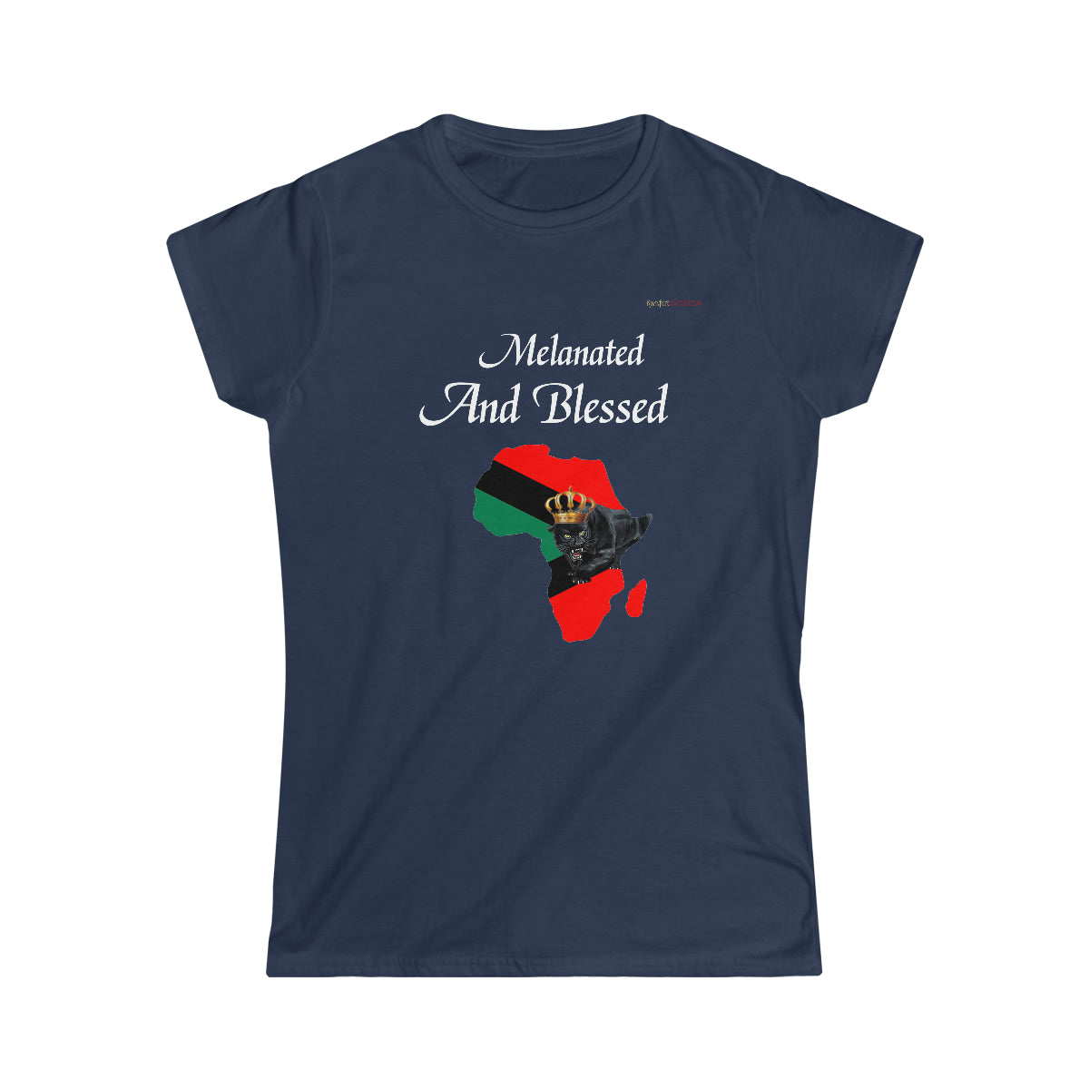 Melanated And Blessed Women's Softstyle T-Shirt